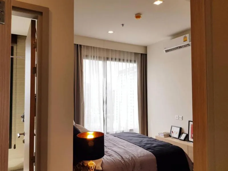 For rent M Jatujak, can raise animals ++ 2 bedrooms, 2 bathrooms, view of Baiyoke building, this room is hard to find, book now!!