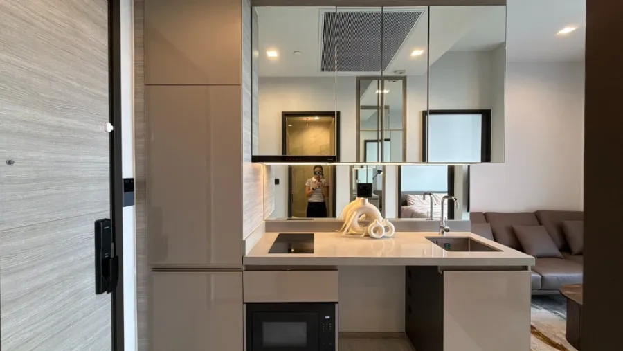For rent: The Crest Park Residences >> 1 bedroom, best price in the building, Chatuchak Park view << Book now!
