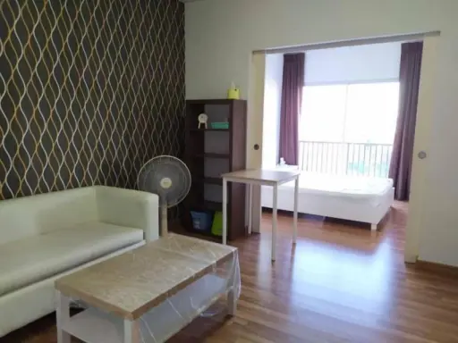 simple and beautiful decoration Fully furnished Nice decoration, next to the wall, Condo for rent, The Seed Sathorn-Taksi images