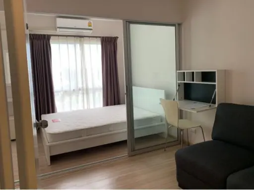 For Rent Plum Condo Bangyai Station Built-in furniture with built-in washing machine Well, like this, you have to make a reservation.
