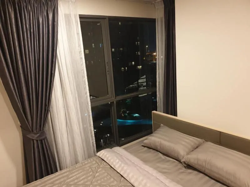 Condo for rent, Ideo O2, beautiful room, fully built, ready to move in, unblocked view, convenient transportation, near BTS, hurry