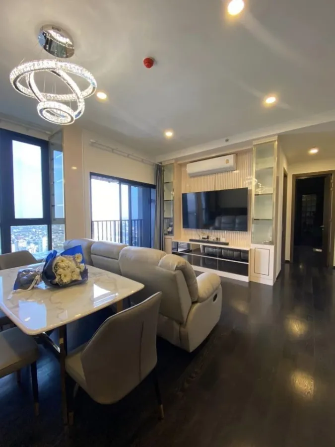 For rent, Park Origin Thonglor, the highest floor, beautifully decorated room. full built-in If you don't reserve, you will regret it.