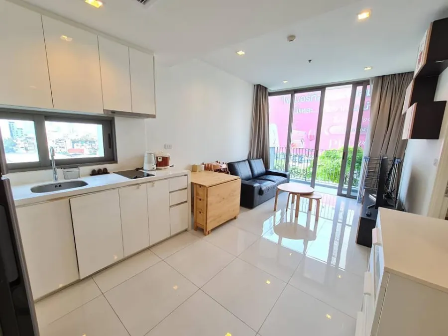 Condo for sale, Nara Nine, 1 bedroom, 7th floor, complete facilities If interested, hurry up to reserve before it's gone.