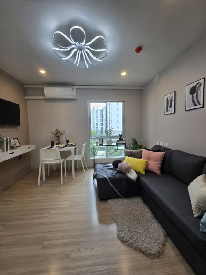 ขาย Plum Condo Chaengwattana Station ห้องน่าอยู่ เฟอร์พร้อม หิ้วกระเป๋าใบเดียวเข้าอยู่ได้เลย