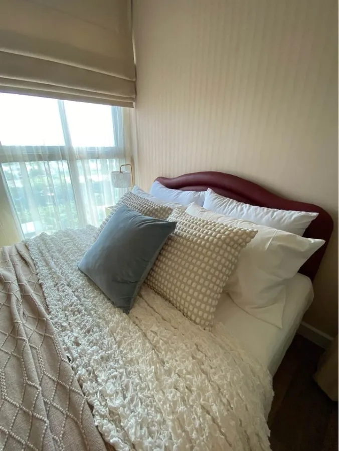 For sale: A Space Me Bangna, very beautifully decorated room. Very minimalist style, comfortable to sleep in, well furnished, can't make a reservation