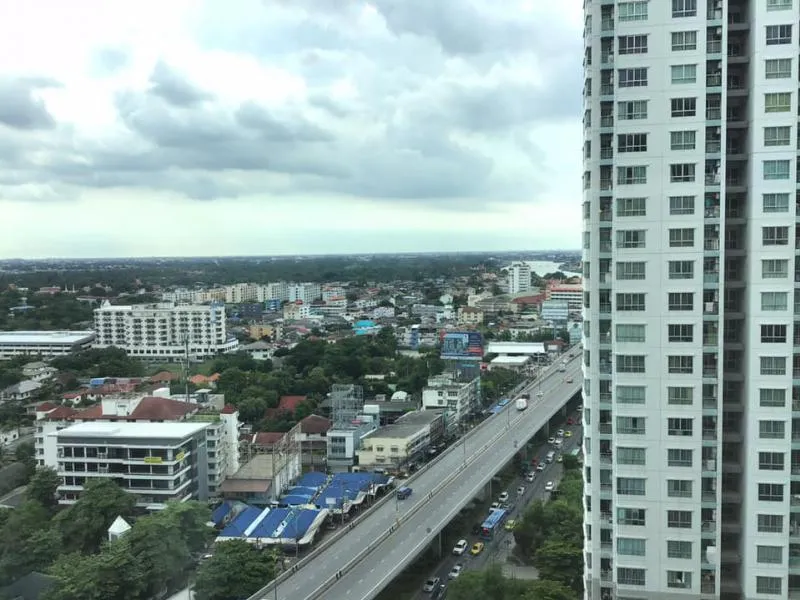Condo for rent: Lumpini Ville Chaengwattana-Pakkret room ready Brand new decoration, high floor, city view.