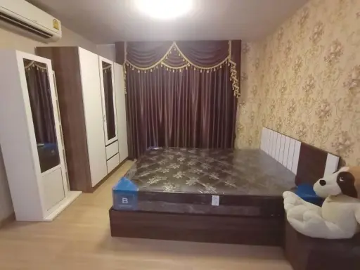 Woww, very good room for rent, Plum Condo Phaholyothin 89, next to the wall in the whole room. Fully furnished. Hurry up before it slips out of your hands.