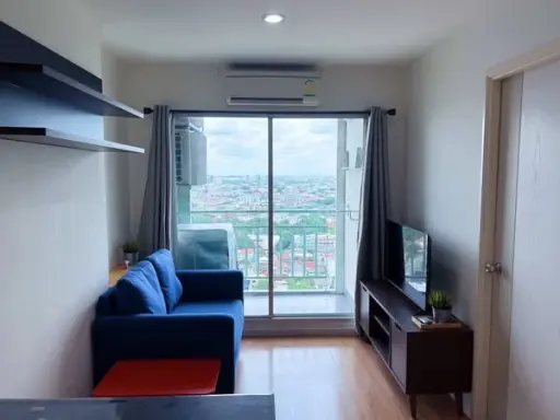 For rent: Lumpini Ville Prachachuen-Pongpetch 2, 28th floor, fully furnished, nice room, reserve now, hurry!