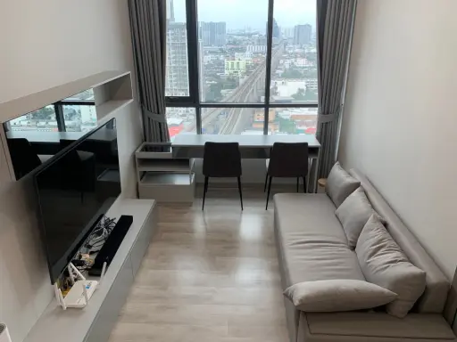 Condo for sale, Niche Pride Taopoon-Interchange, high floor, beautiful clear city view. Ready to move in. Book now.