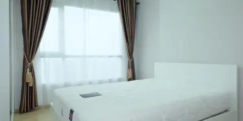 For Rent ฟิวส์ เซนเซ่ บางแค เตียงใหญ่นุ่มๆ น่านอนสุดๆ เฟอร์นิเจอร์ครบเซ็ต ห้องดีแบบนี้ต้องจองลย
