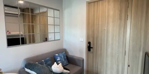 ให้เช่า Nue Connex Condo Don Mueang 1 ห้องนอน 1 ห้องน้ำ ตกแต่งคุมโทน มาพร้อมสิ่งอำนวยความสะดวกครบครัน จองเลย