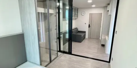 ให้เช่า Atmoz Tropicana Bangna ห้องตกแต่งสไตล์Modern Minimal เฟอร์ครบครัน พลาดแล้วจะเสียใจ