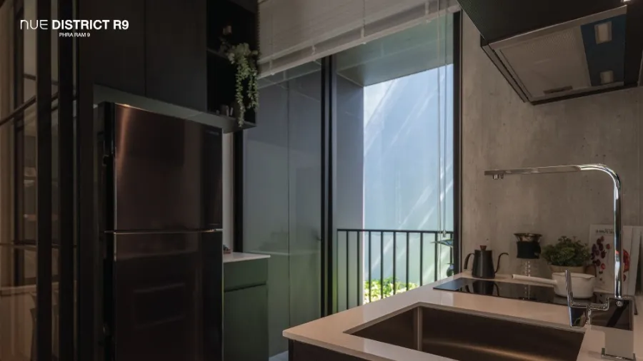 ขายดาวน์ Noble Nue District R9 ห้อง 1 bedroom ตำแหน่งดี ห้องทิศตะวันออก รีบมาจับจอง