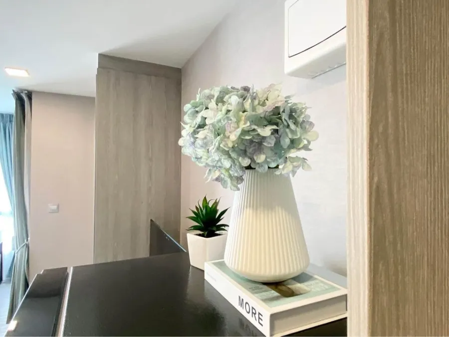 For rent KAVE AVA, 5th floor, most beautiful garden view, STUDIO room, fully furnished, ready to move in. Don't miss out on reservations.