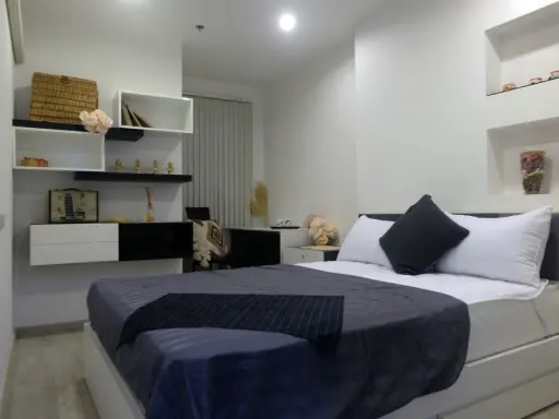 For rent: Ideo Mobi Charan-Interchange, 15th floor, city view, open and comfortable, decorated in simple, modern style. Book now. images