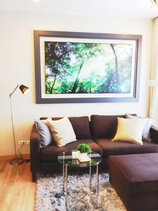 Condo for sale and rent, Sukhumvit Plus, nicely decorated room, fully furnished, hurry to become the owner