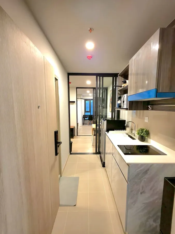 For rent!! Condo Aspire Sukhumvit-On Nut, 10th floor, fully furnished, ready to move in. Reserve now!!