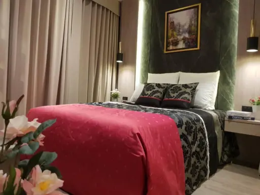 Condo for rent Rhythm Ekamai, good location, beautiful room, can't miss it.