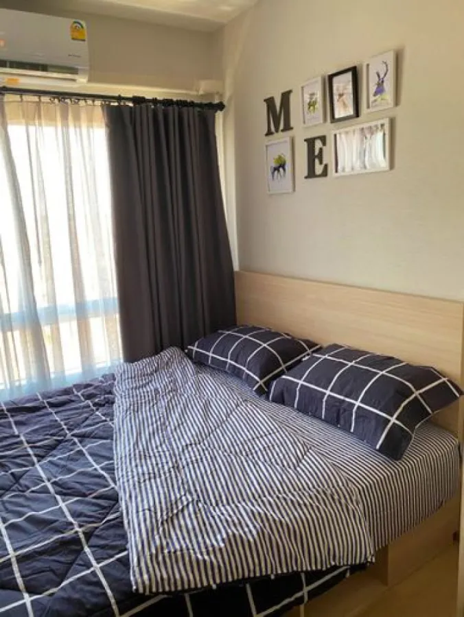 For rent, Plum Condo Rangsit Alive, Phase 1, 5th floor, outside view, inside has everything. ready to move in If interested, hurry up to reserve.