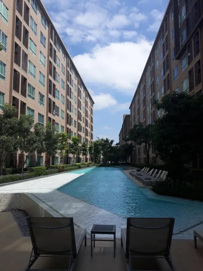 For rent, Dcondo Campus Kampangsaen, 6th floor, ready to move in, convenient to travel, near the university, hurry to reserve!!