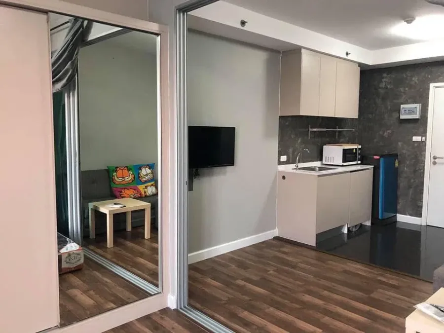 Condo for rent at A Space Me Bangna. Well-partitioned rooms with separate areas. Affordable price. Book today!