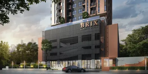 ขายดาวน์ BRIX PRACHA UTHIT แบบ 1 BEDROOM ขนาด 28.5 ตรม. ชั้น 6 ฟรีชุดครัว Built in จองเลย