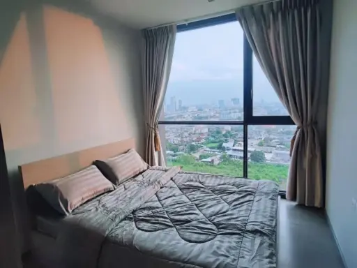 For rent: The Line Wongsawang, 21st floor, fully furnished room, just bring your bags and move in. Reserve now!