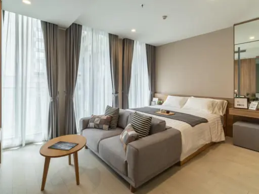 For rent, Noble Ploenchit, garden view, fully furnished room, don't miss it images