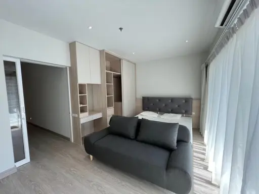 For rent: Grand Park View Asoke, 11th floor, built-in room, beautiful, minimalist style, good like this, hurry and reserve it now. images