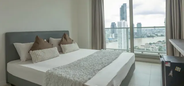 ให้เช่า!! คอนโด คอนโด เดอะ ริเวอร์ ชั้น 28 ห้องตกแต่งแบบเรียบหรูราคาดี พร้อมเข้าอยู่ รีบจองเลยจ้า!! images