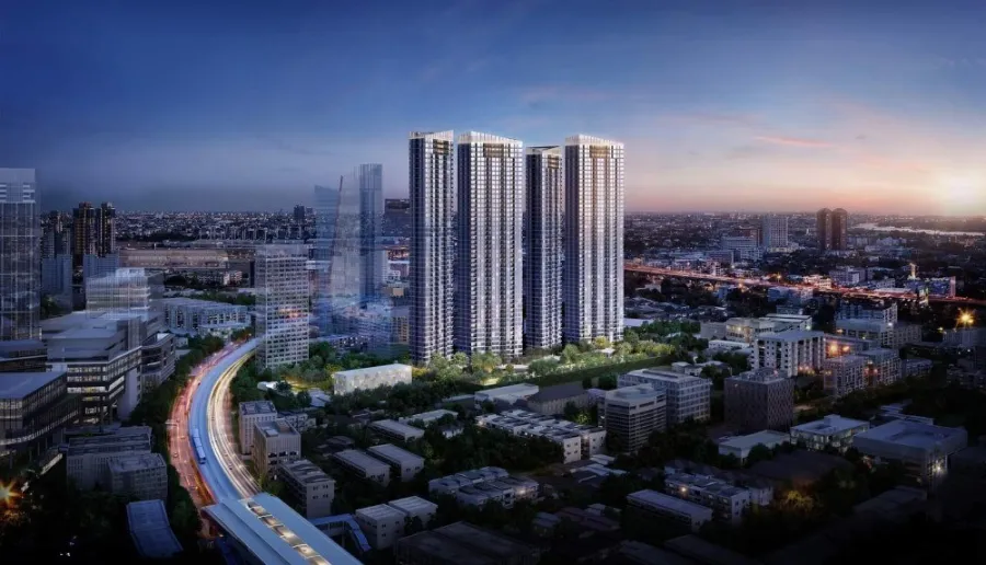 ขายดาวน์คอนโด Skyrise Avenue Sukhumvit 64 ห้องมุม กระจกโค้งห้องนอนใหญ่ วิวแม่น้ำบางกระเจ้า จองเลย