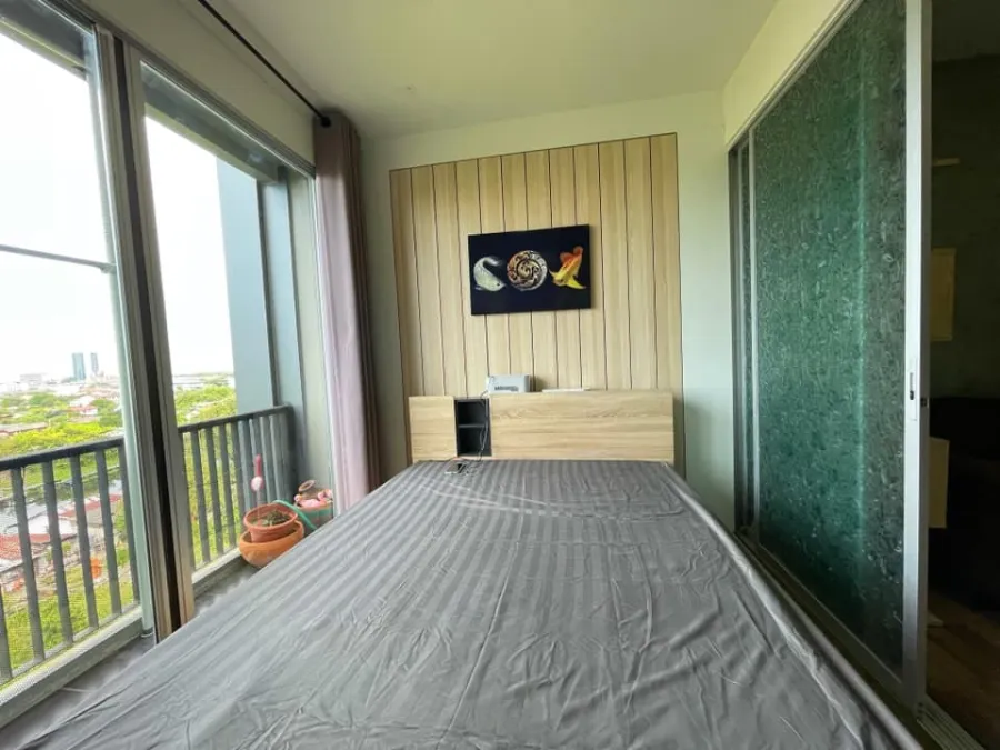 Condo for sale, A Space Me Sukhumvit 77, heavily wallpapered, city view, friendly price, reserve now.