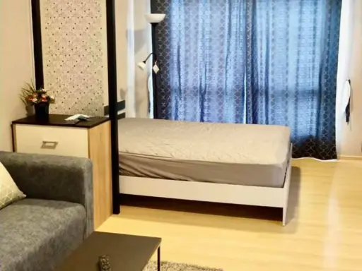 For rent urgently!! Condo Lesto Sukhumvit 113 near BTS Samrong, fully furnished, good location, don't miss it!!