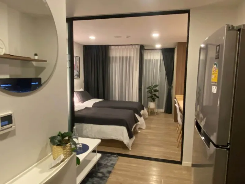 ให้เช่า KAVE TOWN SPACE ห้องใหญ่ พื้นที่ใช้สอยเยอะ ระเบียงทิศเหนือ เห็นวิวสวน จองแล้วจะไม่เสียใจ
