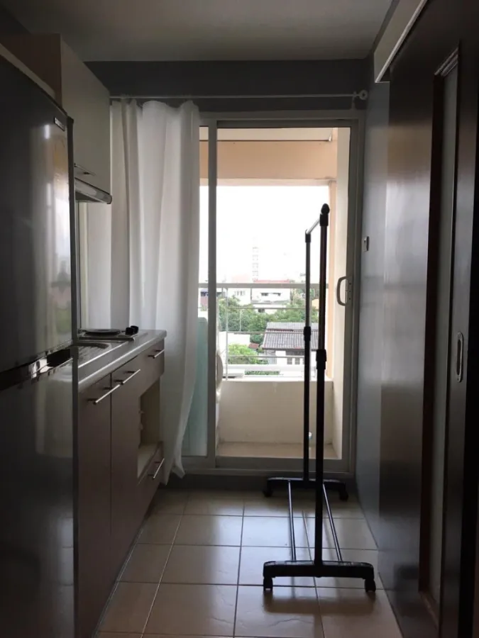 Condo for sale, Ivy Ratchada, studio room, private corner room Fully furnished, electrical appliances. Hurry up to reserve. Bring your bag.