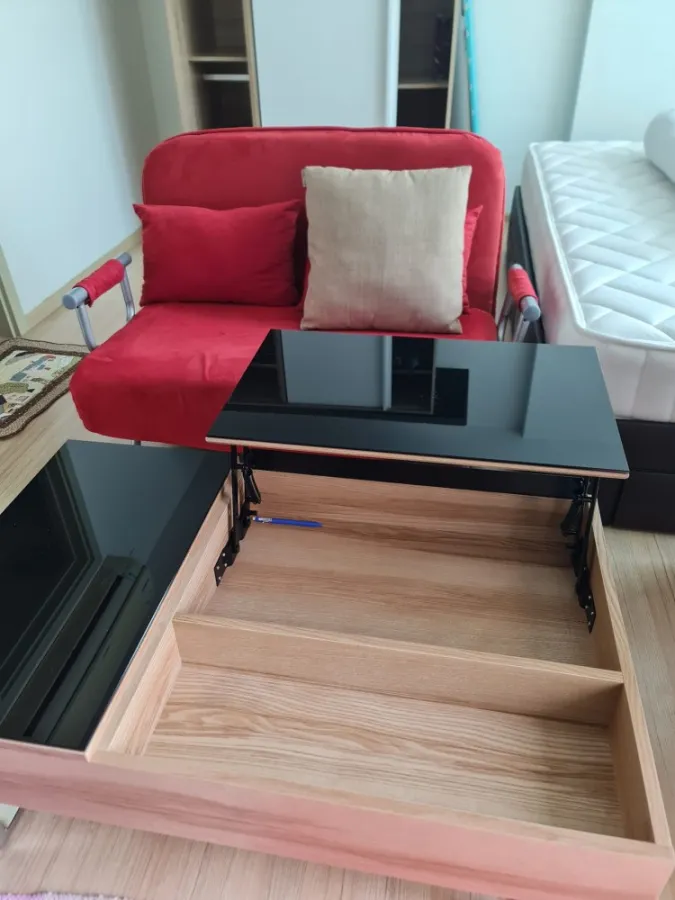 Condo for rent, The Base Rama 9 - Ramkhamhaeng, the room is divided into proportions. Price is tangible, hurry to move and reserve.