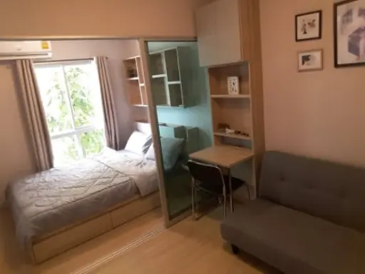 For rent พลัมคอนโด แจ้งวัฒนะ สเตชั่น เฟส 1 ตึก A ชั้น 3ห้องสวย ตกแต่งครบ จองด่วนๆ ก่อนหลุดมือจ้า