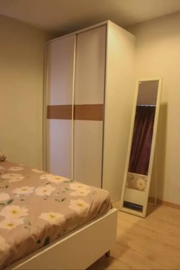 Tempo One Ramkhamhaeng-Rama 9 for rent, 2 bedrooms, 1 bathroom, spacious room, 4th floor, fully furnished, reserve now.