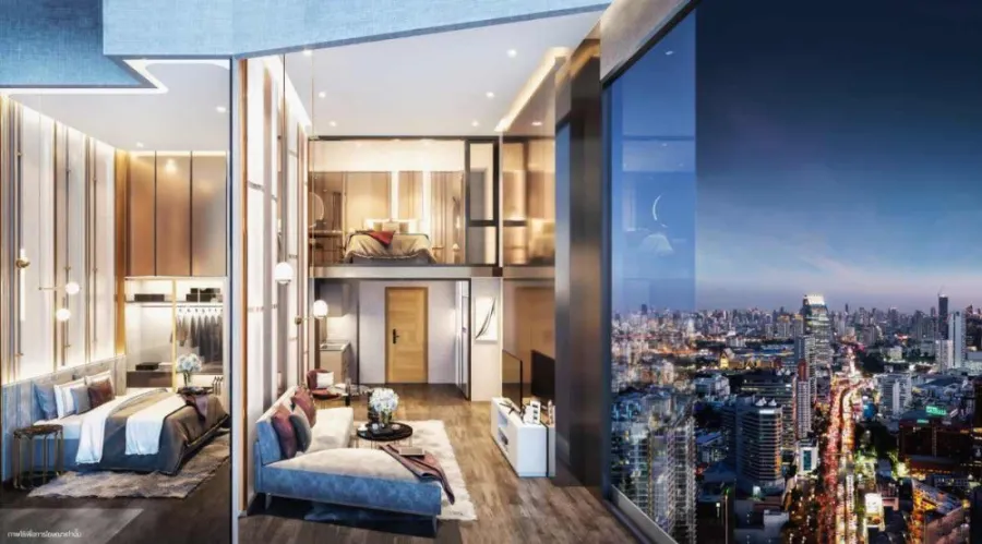 ขายดาวน์ คอนโด โซโห​ แบงค็อก ห้อง Duo Space 2 ชั้น คอนโดทำเลดี เดินทางสะดวก รีบจองเลย