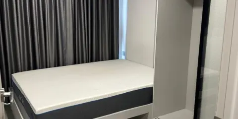 For rent Atmoz Oasis Onnut ห้องน่าอยู่ เฟอร์ เครื่องใช้ไฟฟ้าครบ มาแต่ตัวเข้าอยู่ได้เลย คุณรีบมาจอง