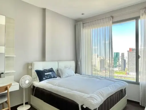 ให้เช่า Q Asoke ห้องพร้อมอยู่ เฟอร์พร้อม ชั้นสูง จองเลย images