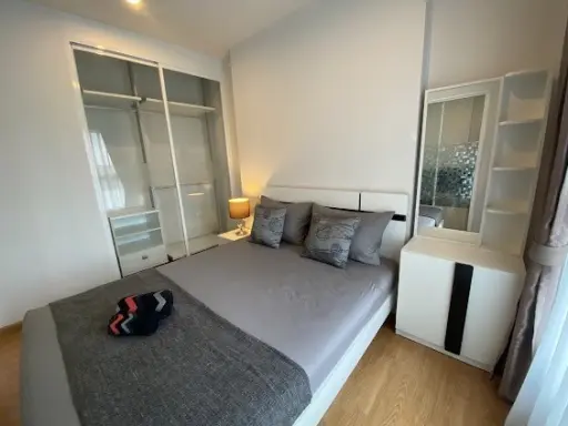 For rent: The Parkland Ratchada-Wong Sawang, 10th floor, nice room, fully furnished, book now, don't miss out.