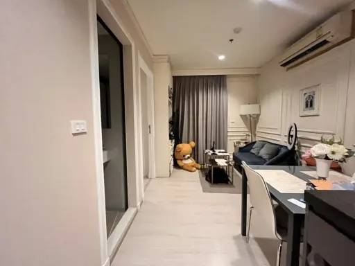 For sale: RHYTHM Asoke, 36th floor, corner room, city view, very comfortable sofa. The room is divided into proportions. Don't miss it. images