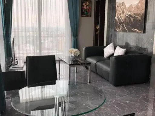 Condo for rent Quattro by Sansiri, room north-east There is no tall building blocking the view, high ceiling, beautiful room, do not wait.