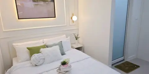 ให้เช่า บางแค ซิตี้ คอนโด 1 - 2 ห้องตกแต่งสวยดูดีมีสไตล์มาก พร้อมที่นอนอย่างดีประคองสรีระ แก้ปวดหลังได้ น่าจองสุดๆ