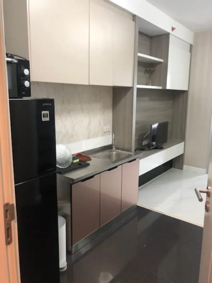 For rent, A Space Me Bangna, furniture and electrical appliances, don't wait.