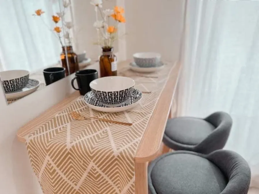 Quick sale!! Condo Lumpini Ville On Nut 46, 8th floor, Building D, clear view, beautiful room, fully furnished, book now!!