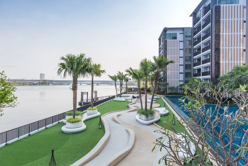 ให้เช่า Metro Luxe Riverfront Rattanathibet 1 ห้องนอน ในทำเลดี เดินทางสะดวก เฟอร์ครบ จองเลย