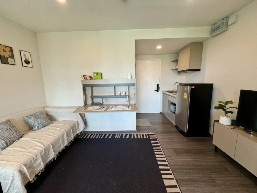 FLEXI Sathon - Charoen Nakhon for rent, ready to move in, fully furnished and equipped with appliances, move in now, don't hesitate.