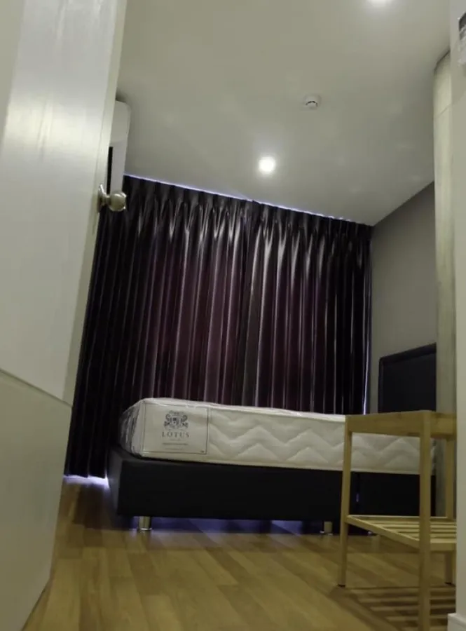 For rent urgently!! Condo Lumpini Place Bangna Km.3 corner room, furniture with electrical appliances, do not miss!!